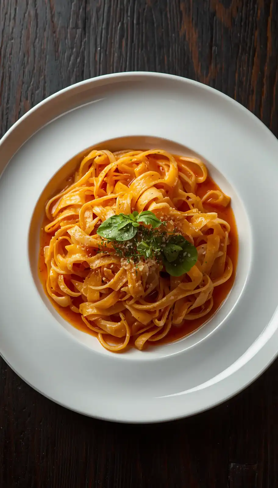 Plato de pasta italiana